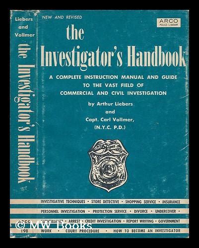 The investigators handbook by arthur liebers. - Total production maintenance a guide for the printing industry.