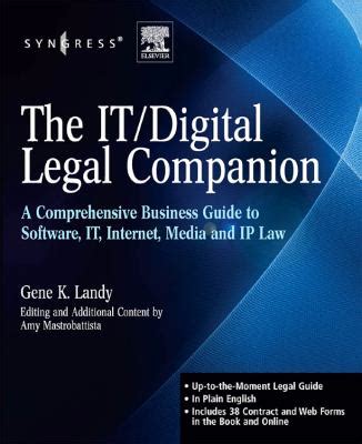 The it or digital legal companion a comprehensive business guide to software it internet media and ip law. - Spanish 2b final exam study guide answers.