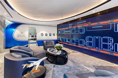 The jet business. The fact that the Jet Business’s headquarters at 25 Park Lane sits on street level is perhaps the most revolutionary features of the showroom. Created by noted jet interior design firm Design Q ... 