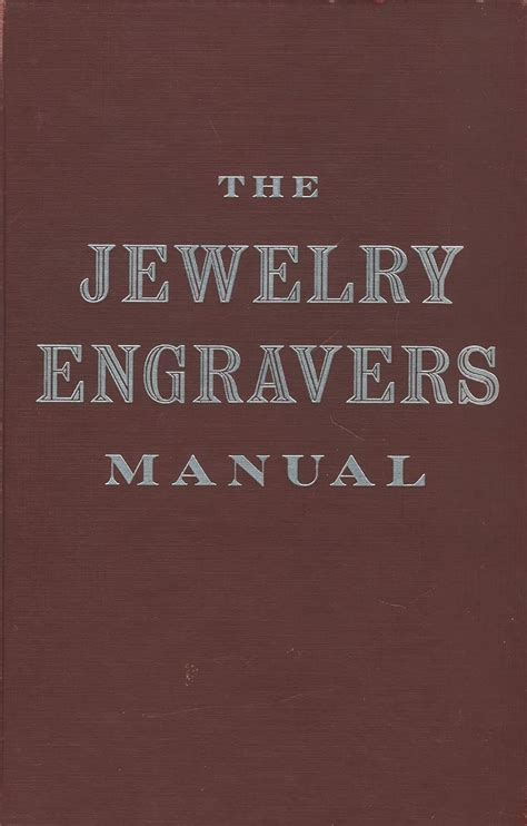 The jewelry engravers manual john j bowman. - Manuale di servizio 2015 calibro 115.