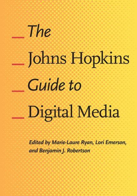 The johns hopkins guide to digital media by marie laure ryan. - Handleiding ten behoeve van het inventariseren van landzoogdieren in de benelux.