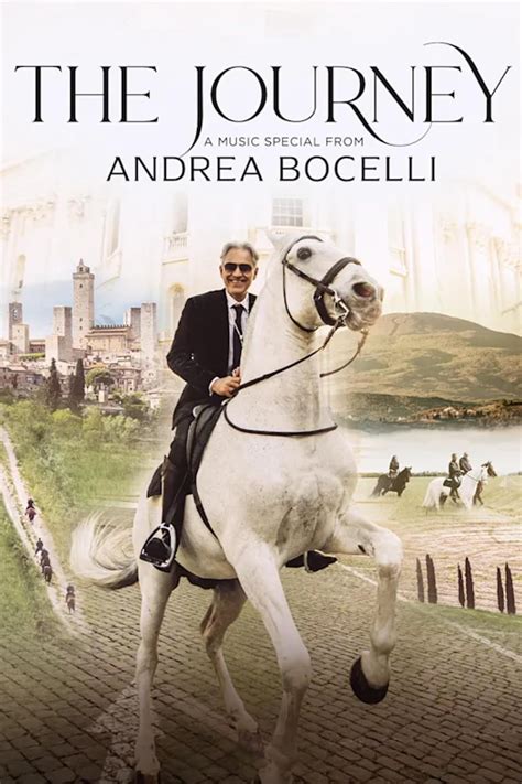 The journey bocelli. The Journey: A Musical Special from Andrea Bocelli opens in select theaters on Palm Sunday. Readers can learn more about the film, watch the trailer, and purchase tickets through Fathom Events at ... 