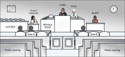 The judge tells the two sides to get ready in preparation for trial
