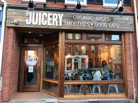The juicery. Specialties: The Juicery is dedicated to bringing the best all-natural smoothies and organic juices to the Seacoast. We offer vegan wraps, salads, wheatgrass shots, and whole food supplements for breakfast, lunch, and dinner. We want you to feel nourished and rejuvenated after every one of our meals. Everything we offer is made fresh right in front … 