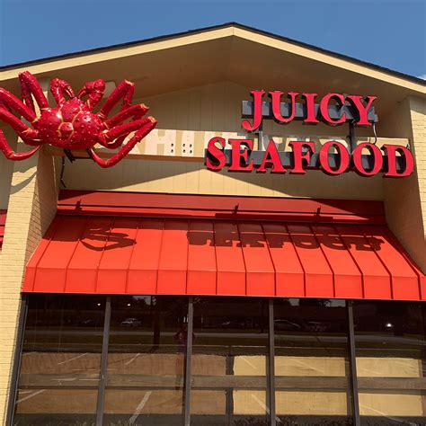 The juicy seafood restaurant & bar- orland park. Enter Juicy Seafood. This place is great! It's extremely busy and even take out can be long, so if you don't intend to sit down, order ahead and pick up when it's ready. 