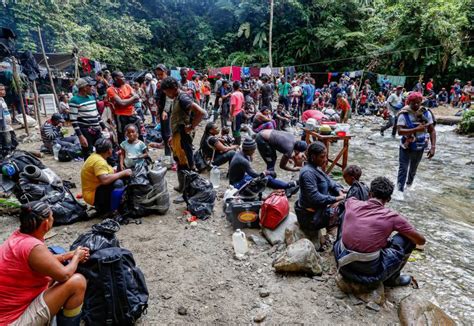 The jungle between Colombia and Panama becomes a highway for migrants from around the world