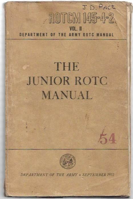 The junior rotc manual rotcm 145 4 2 volume ii. - Mathematical methods in the physical sciences solution manual.
