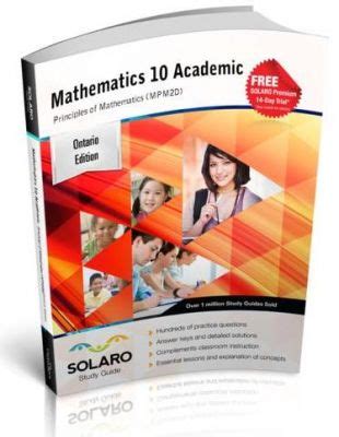 The key study guide math 10 academic. - In een plooi van de tijd.