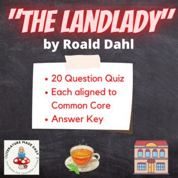 The landlady commonlit. “The Landlady” – Britlit Kit. Excellent study kit that includes materials around Pre-reading, Context, and Word Work. Also includes the text of the story and mp3 files for listening to it. “The Landlady” – Classroom Activities. Includes a making your own story exercise (using extracts from Dahl’s story) and questions 