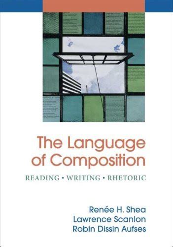 The language of composition 3rd edition answer key pdf. 2016 AP ° ENGLISH LANGUAGE AND COMPOSITION FREE-RESPONSE QUESTIONS The much more important issue involves getting beyond instrumental thinking altogether, at least in the educational sphere. Second language acquisition is a key component of education because it builds student ability in language as such. 