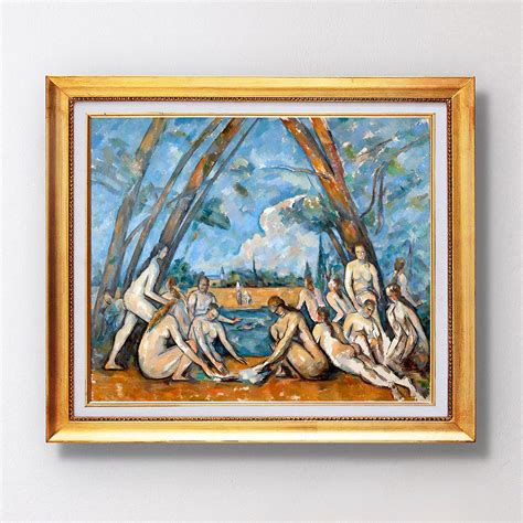 Paul Cezanne's Large Bathers painting is a masterpiece of modern art that has captivated art lovers for more than a century. This work is a perfect example .... 