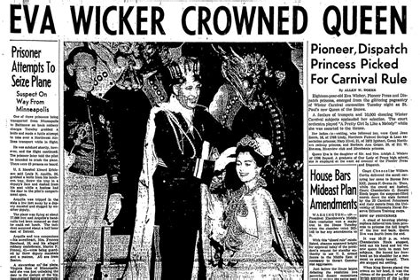 The last time a Winter Carnival queen departed during her reign was 1957 — and she was getting married
