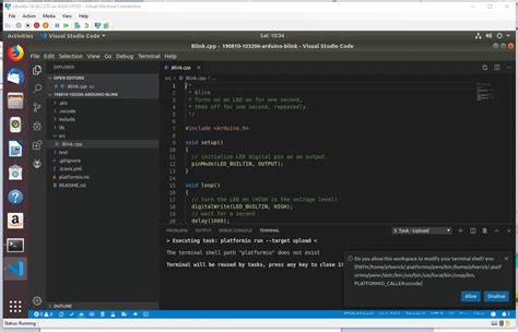 The latest VSCode 1.37 seems to break PlatformIO #957 - Github