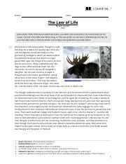 The law of life commonlit answers. Things To Know About The law of life commonlit answers. 
