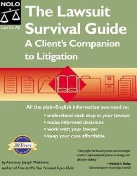 The lawsuit survival guide a clients companion to litigation. - Atlas copco xas146 compressor parts manual.