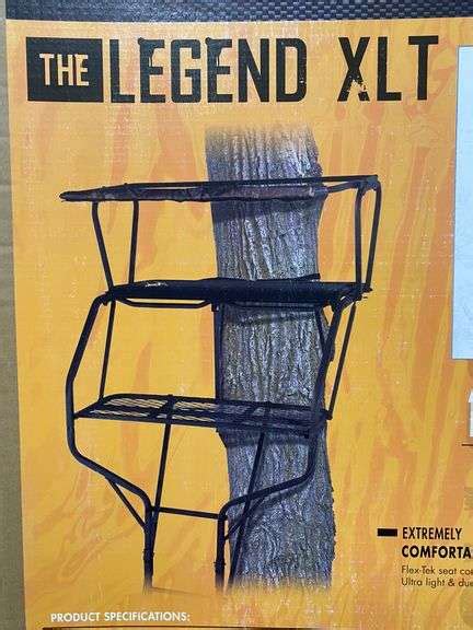 Muddy Legend XLT 2 Man Tree Stand 18 FT. - 500 lb. Rated - 2 Four Po