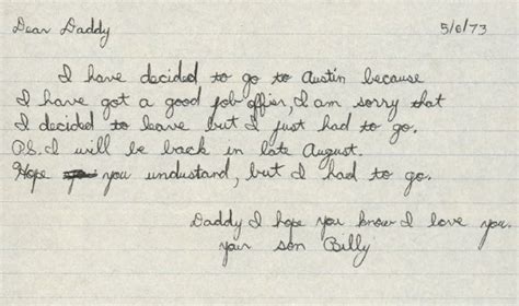 The letter that Dean Corll forced Billy Ray Lawrence to …