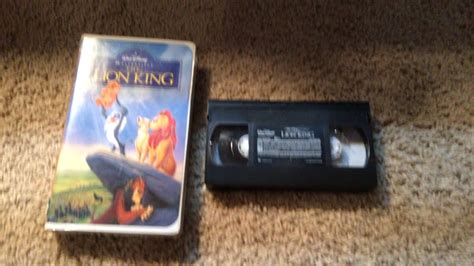 The lion king vhs opening. This is my first ever Disney VHS opening I've ever done in my entire life!1. Warning screen2. Disney Videos logo3. G classification4. Coming soon5. 101 Dalma... 