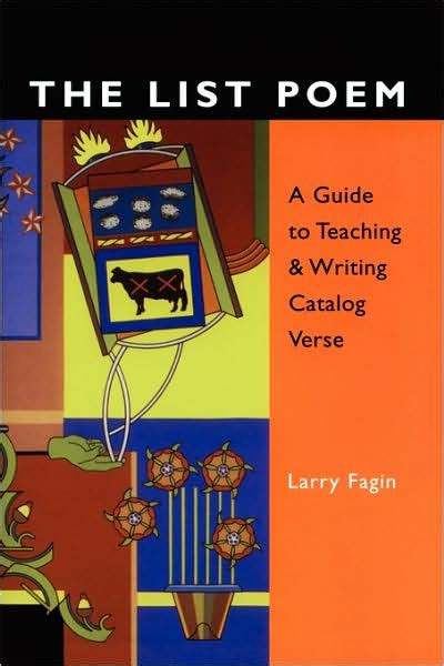 The list poem a guide to teaching writing catalog verse. - Cyq exercise and fitness knowledge manual.
