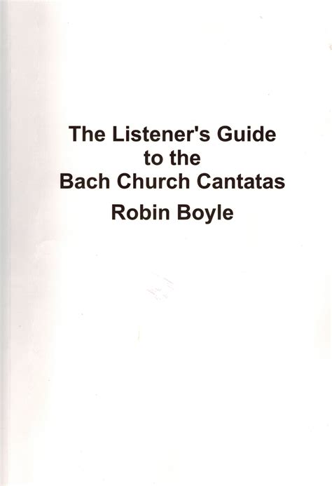 The listeners guide to the bach church cantatas. - Mercruiser 5 7l efi alpha manual.