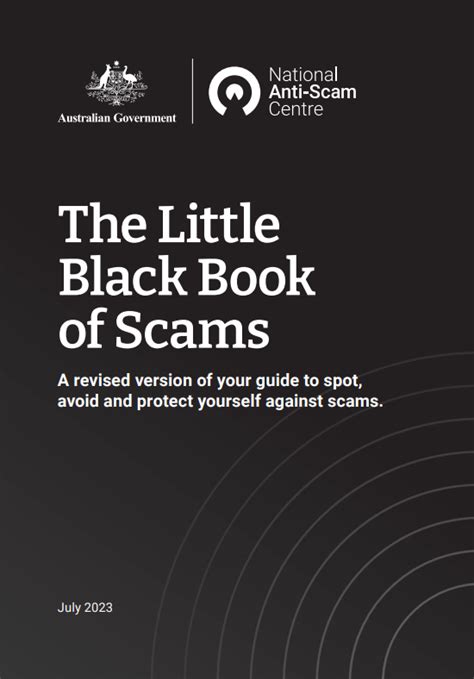 The little black book of scams pdf - Australia examples User …