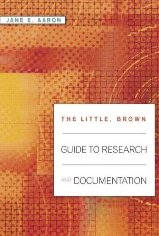 The little brown guide to research and documentation by jane e aaron. - Vw b5 manual speed repair manual.