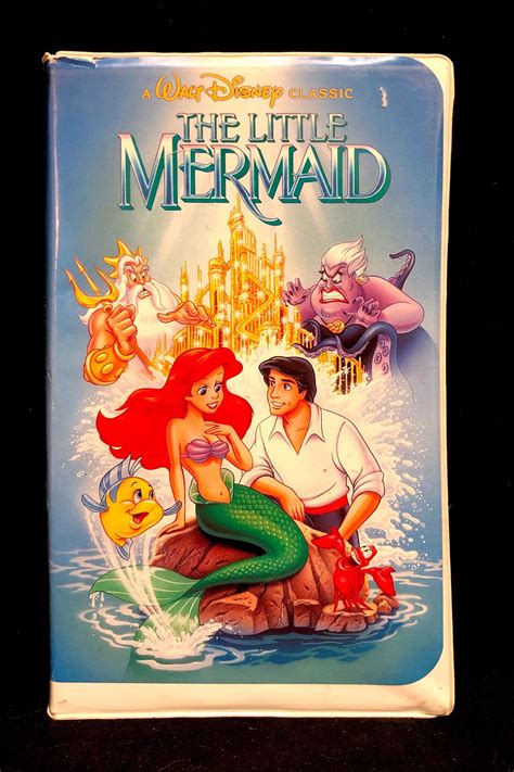 Here is the opening to the 1990 VHS to The Little Mermaid1. 1984 Red Orange Warnings2. 1989 Walt Disney Classics Logo3. 1985 Walt Disney Pictures Logo© The W.... 