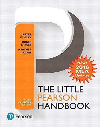 The little pearson handbook third canadian edition. - Love in touch lucy may lennox.