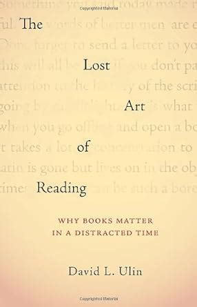 The lost art of reading why books matter in a distracted time david l ulin. - Stanley garage door opener manual st605 f09.