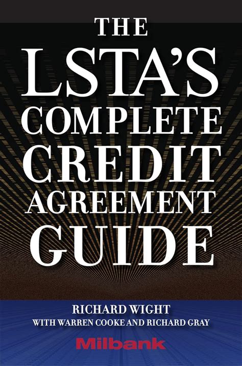 The lstas complete credit agreement guide 1st edition. - Betrieb service und teile handbuch mies produkte.