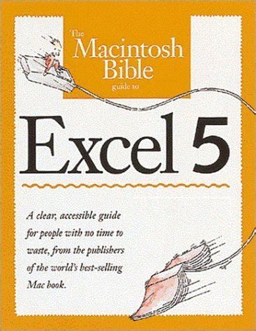 The macintosh bible guide to excel 5. - Fundamentals of differential equations solution guide.