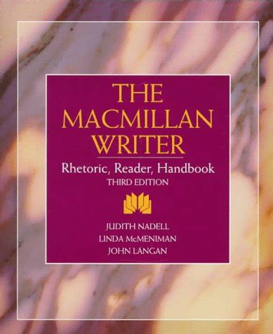 The macmillan writer rhetoric reader handbook. - E commerce a manager s guide to applications and impact.