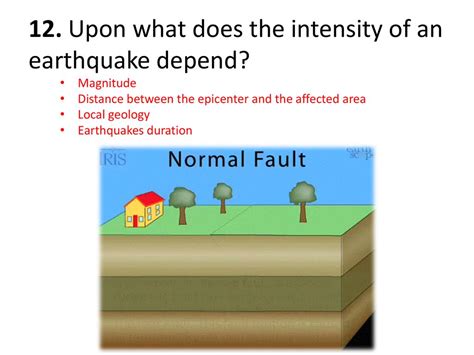 The magnitude of an earthquake depends on all of the - Course …