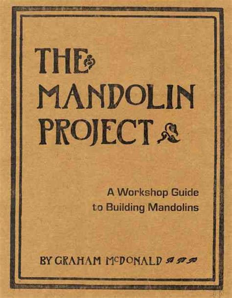 The mandolin project a workshop guide to building mandolins. - Answer manual for pathfinder voyager class.