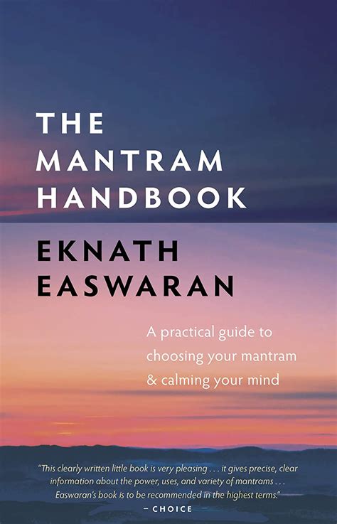The mantram handbook a practical guide to choosing your mantram and calming your mind essential easwaran library. - Vertex yaesu ft 817 manual de reparación de servicio descarga.