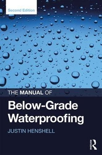 The manual of below grade waterproofing. - 1999 yamaha 1200 suv owners manual.