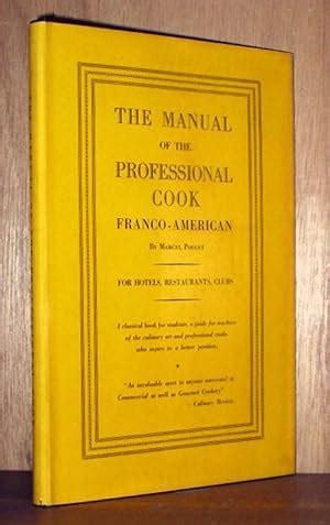 The manual of the professional cook franco american professional cookbook. - Komatsu pc128us 1 hydraulic excavator operation maintenance manual s n 1715 and up.