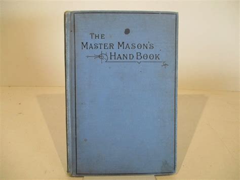 The master masons handbook by fred j w crowe. - Indian chief motocycle parts manual catalog 2003 on.