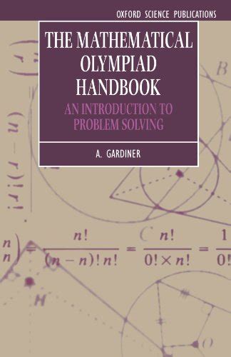 The mathematical olympiad handbook an introduction to problem solving based on the first 32 british. - Hombre en fuga un gloria y tragedia de marco pantani coleccion pasion.