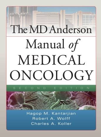 The md anderson manual of medical oncology second edition. - No me importa lo que digan.