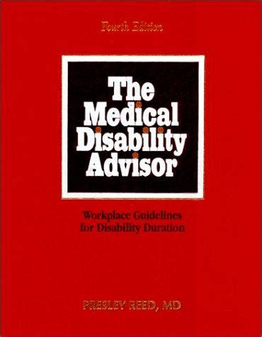 The medical disability advisor workplace guidelines for disability duration. - 2013 polaris rzr xp 4 900 manual.