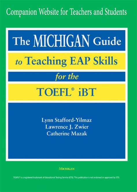 The michigan guide to teaching eap skills for the toefl ibt by lynn stafford yilmaz. - How to install 09 camry fog lights guide.