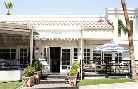 The montauk in scottsdale. Specialties: Montauk is a little slice of the east coast right here in old town Scottsdale Arizona. Enjoy one of the best happy hours in town with a lively outdoor climate controlled patio area and an indoor-outdoor main bar area. 