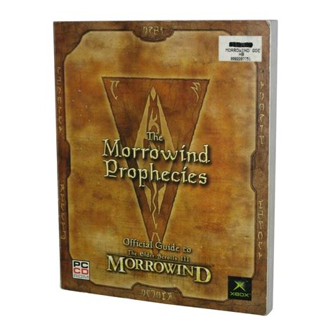 The morrowind prophecies official guide to the elder scrolls iii. - Manuale del registratore dvd magnavox zv427mg9.