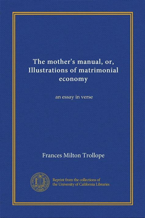 The mothers manual by frances milton trollope. - Practitioners guide to behavioral problems in children.