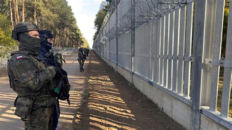 The nation of Poland declares significant decrease in unauthorized entry from Belarus.