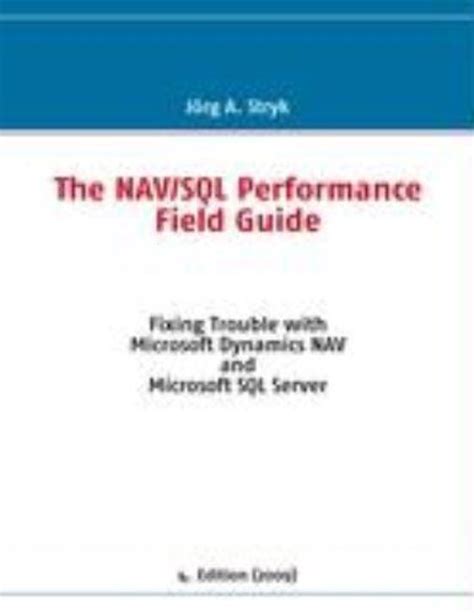 The nav sql performance field guide by j rg stryk. - Druki łużyckie w księgozbiorze alfonsa parczewskiego.