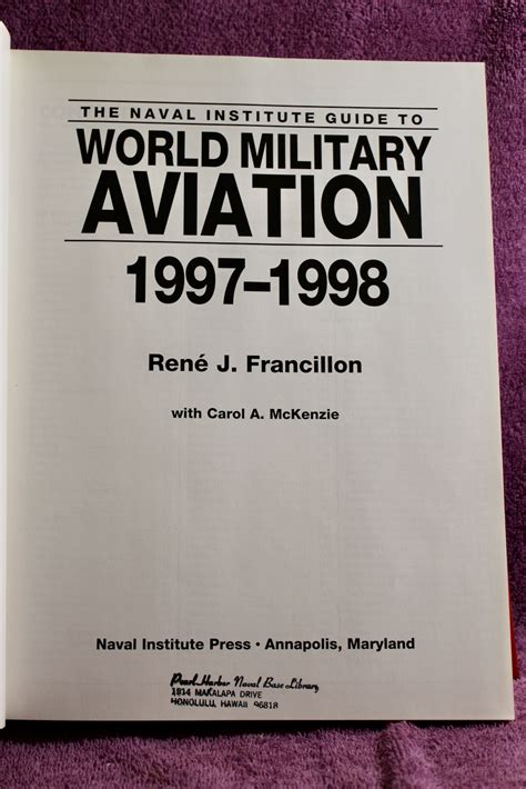 The naval institute guide to world military aviation 1997 1998 a handbook of model letters for t. - Guide to the fondation marguerite and aime maeght.