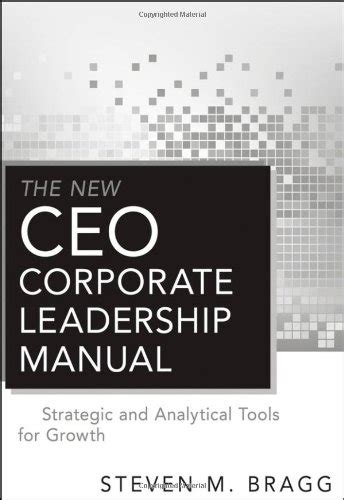 The new ceo corporate leadership manual strategic and analytical tools for growth. - 2012 vw golf tdi owners manual.