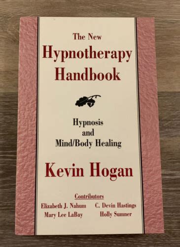 The new hypnotherapy handbook hypnosis and mind body healing. - Pioneer vsx 820 k user manual.